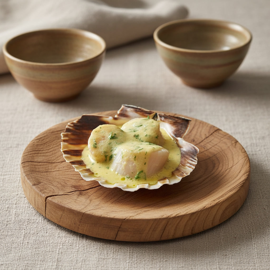 Coquilles Saint-Jacques à la honfleuraise