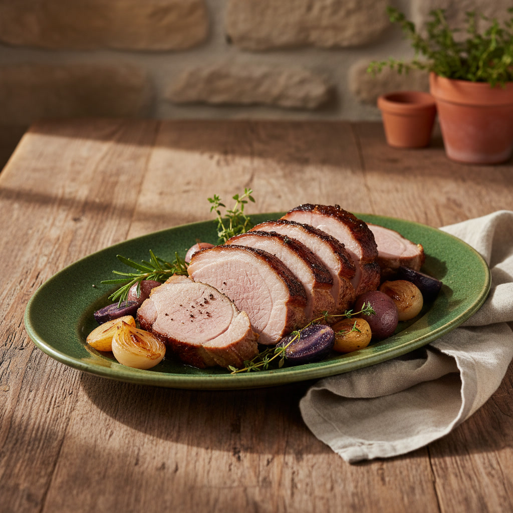 Porc cul noir du Limousin