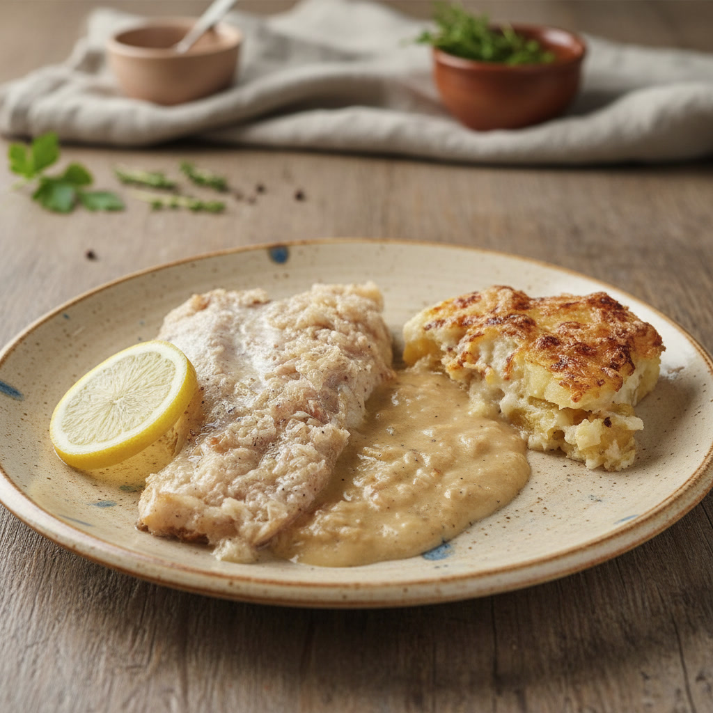 Sandre au beurre blanc